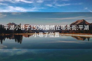 平湖小巷子150的爱情在哪条街:平湖小巷子位置