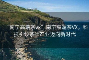 “南宁高端茶vx”南宁高端茶VX，科技引领茶叶产业迈向新时代