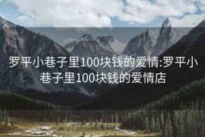 罗平小巷子里100块钱的爱情:罗平小巷子里100块钱的爱情店