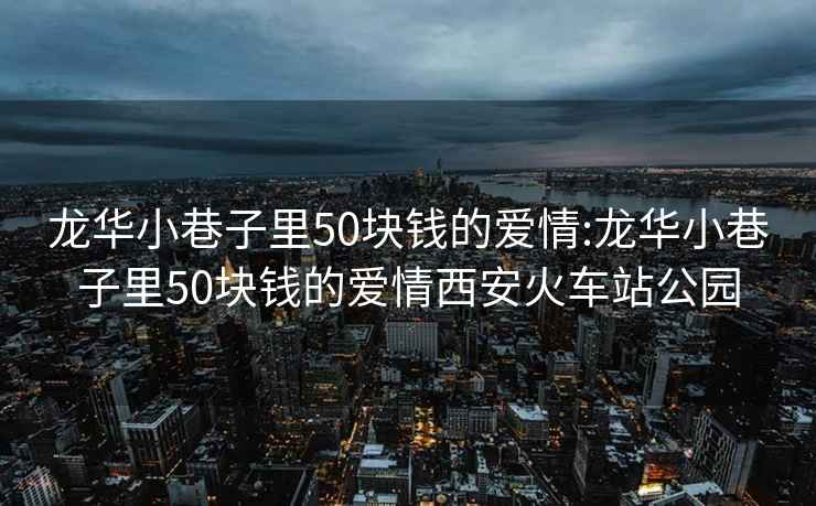 龙华小巷子里50块钱的爱情:龙华小巷子里50块钱的爱情西安火车站公园