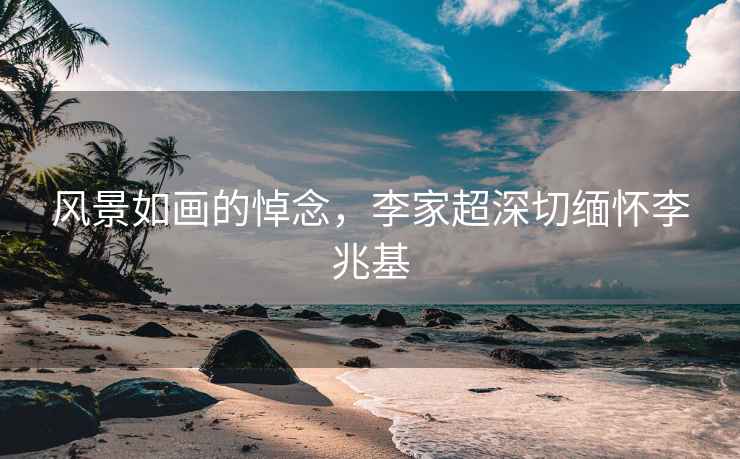 风景如画的悼念，李家超深切缅怀李兆基