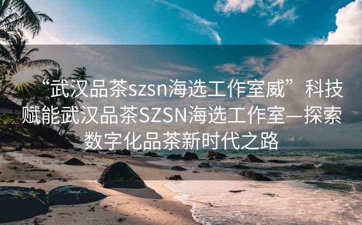 “武汉品茶szsn海选工作室威”科技赋能武汉品茶SZSN海选工作室—探索数字化品茶新时代之路