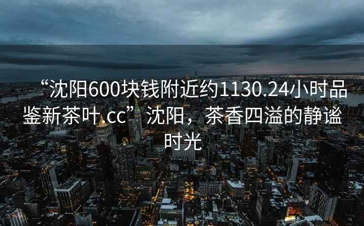 “沈阳600块钱附近约1130.24小时品鉴新茶叶.cc”沈阳，茶香四溢的静谧时光