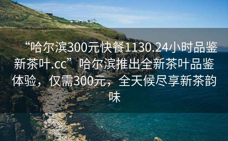 “哈尔滨300元快餐1130.24小时品鉴新茶叶.cc”哈尔滨推出全新茶叶品鉴体验，仅需300元，全天候尽享新茶韵味